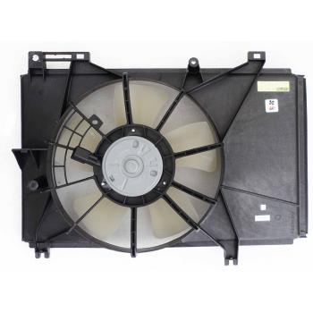 2013 Mazda 2 Dual Radiator and Condenser Fan Assembly