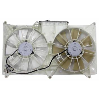 2002 Lexus GS430 Dual Radiator and Condenser Fan Assembly Agility Auto Parts 6010098 image 1 of 2