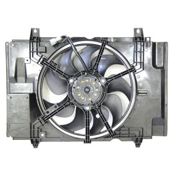 2009 Nissan Cube Dual Radiator and Condenser Fan Assembly