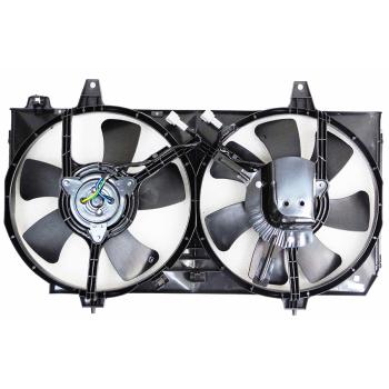 2002 Infiniti G20 Dual Radiator and Condenser Fan Assembly Agility Auto Parts 6010120 image 1 of 2