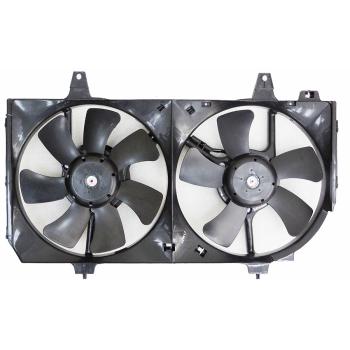 2002 Infiniti G20 Dual Radiator and Condenser Fan Assembly Agility Auto Parts 6010120 image 2 of 2