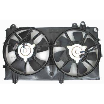 2008 Mazda RX-8 Dual Radiator and Condenser Fan Assembly