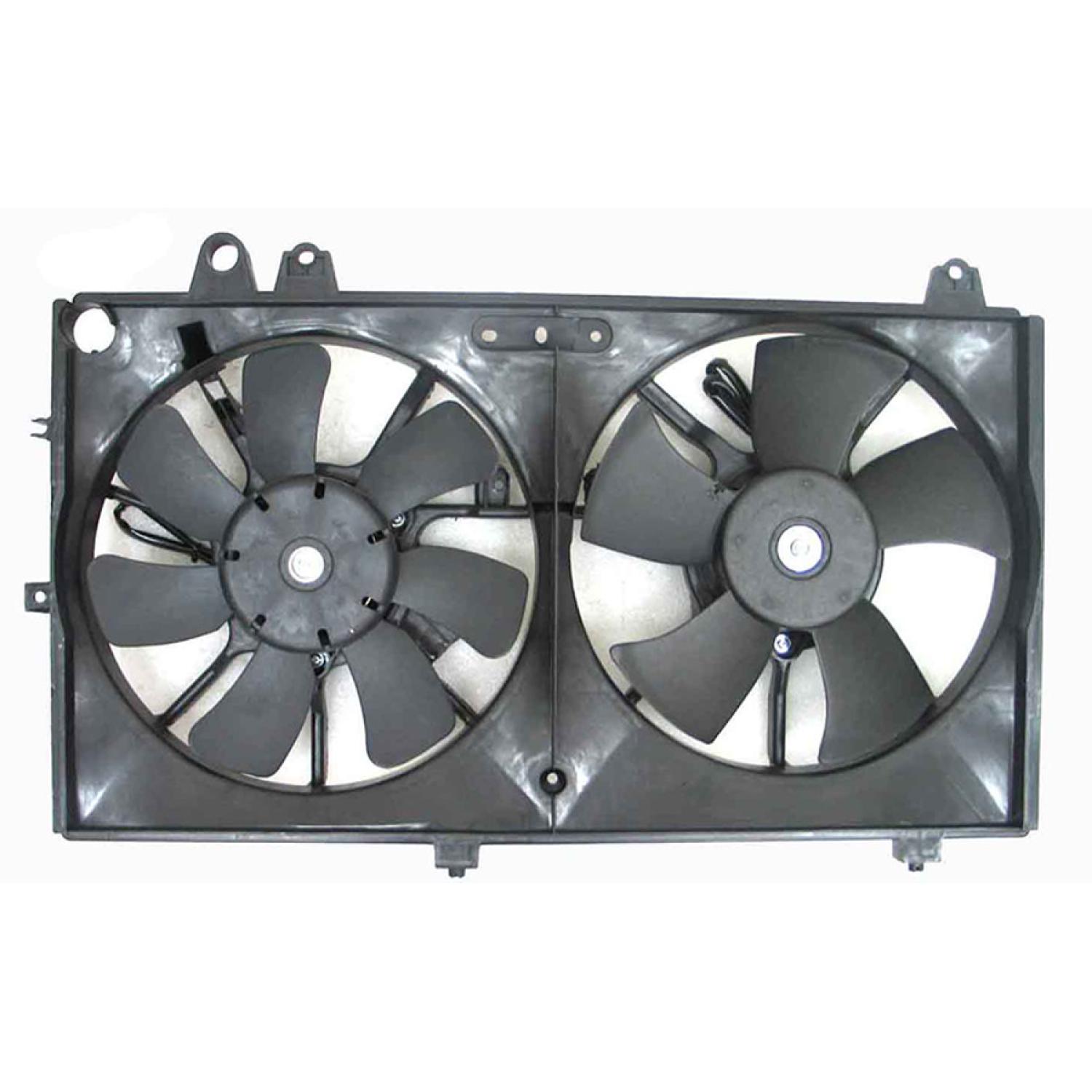 Agility Auto Parts 6010124 - Dual Radiator and Condenser Fan Assembly Agility Auto Parts 6010124 Dual Radiator and Condenser Fan Assembly product image 2 of 2