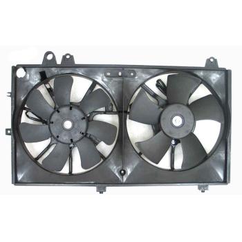 2006 Mazda RX-8 Dual Radiator and Condenser Fan Assembly Agility Auto Parts 6010124 image 2 of 2