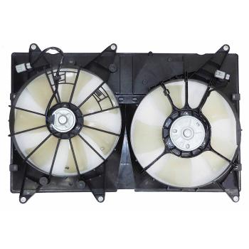 2007 Toyota Highlander Dual Radiator and Condenser Fan Assembly Agility Auto Parts 6010134 image 1 of 2