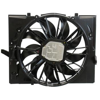 2007 BMW 530xi Dual Radiator and Condenser Fan Assembly