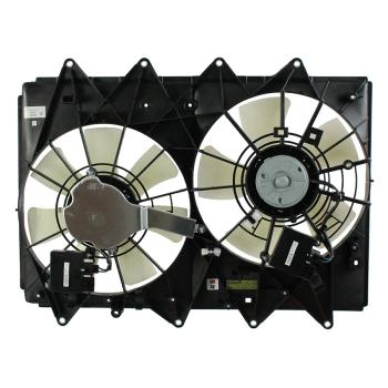2007 Mazda CX-9 Dual Radiator and Condenser Fan Assembly Agility Auto Parts 6010238 image 1 of 2