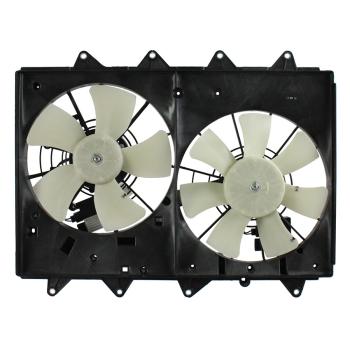 2007 Mazda CX-9 Dual Radiator and Condenser Fan Assembly Agility Auto Parts 6010238 image 2 of 2