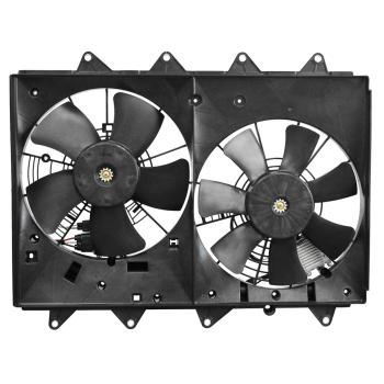 2015 Mazda CX-9 Dual Radiator and Condenser Fan Assembly Agility Auto Parts 6010239 image 2 of 2