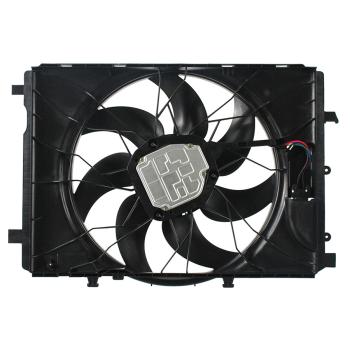 2013 Mercedes-Benz E350 Dual Radiator and Condenser Fan Assembly