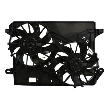 2018 Dodge Charger Dual Radiator and Condenser Fan Assembly