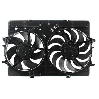 2013 Audi A6 Quattro Dual Radiator and Condenser Fan Assembly