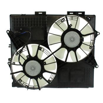 2008 Cadillac SRX Dual Radiator and Condenser Fan Assembly