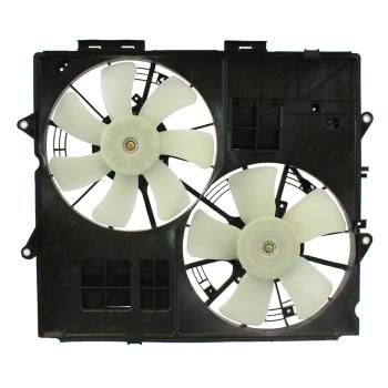 2008 Cadillac SRX Dual Radiator and Condenser Fan Assembly Agility Auto Parts 6010366 image 2 of 2