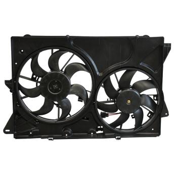 2010 Ford Flex Dual Radiator and Condenser Fan Assembly Agility Auto Parts 6010369 image 2 of 2