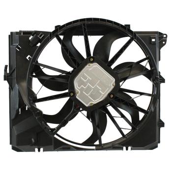 2011 BMW 328i Dual Radiator and Condenser Fan Assembly Agility Auto Parts 6010371 image 1 of 2
