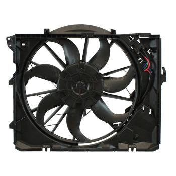 2011 BMW 328i Dual Radiator and Condenser Fan Assembly Agility Auto Parts 6010371 image 2 of 2