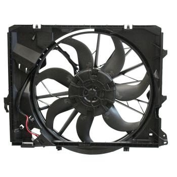 2011 BMW Z4 Dual Radiator and Condenser Fan Assembly Agility Auto Parts 6010372 image 2 of 2
