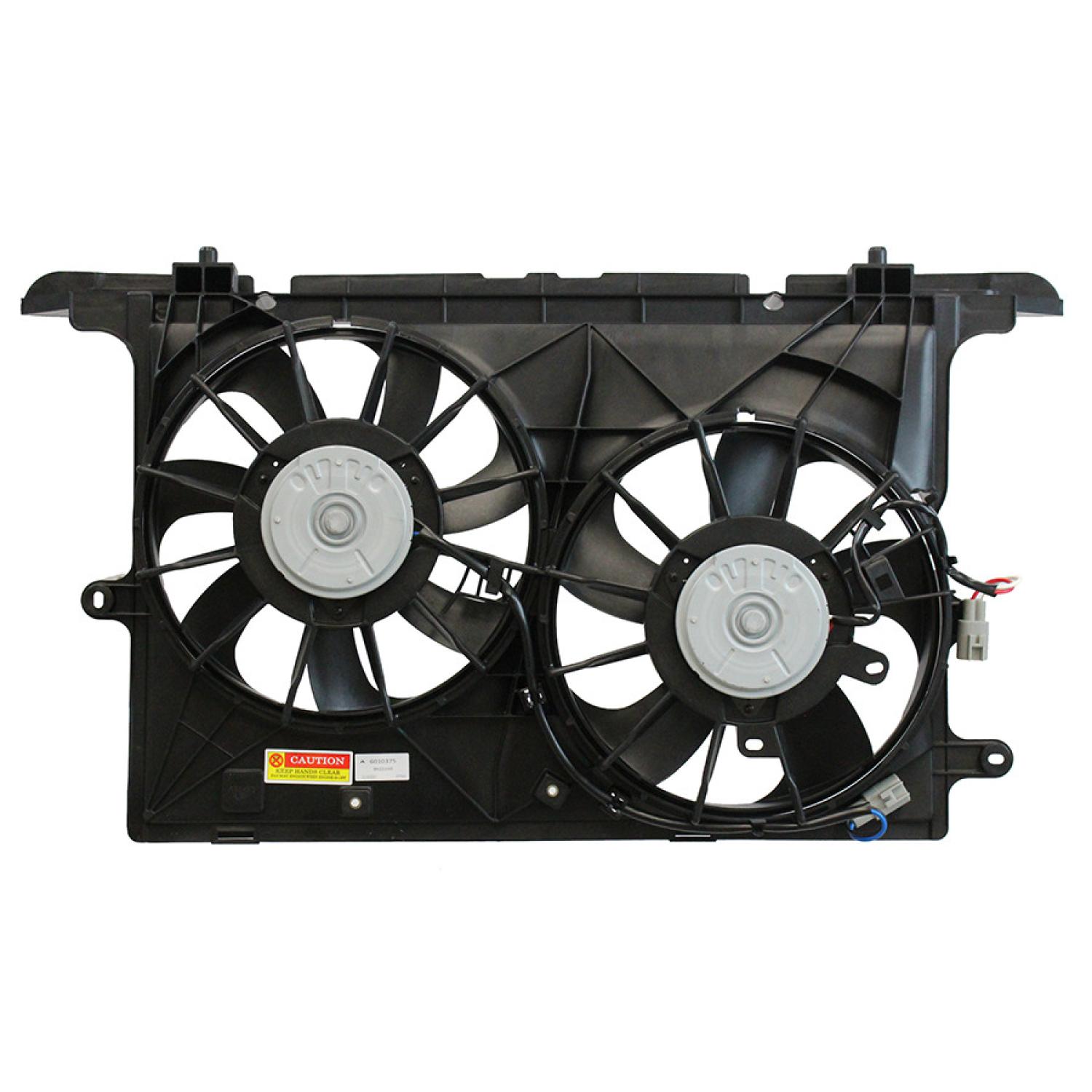 Agility Auto Parts 6010375 - Dual Radiator and Condenser Fan Assembly Agility Auto Parts 6010375 Dual Radiator and Condenser Fan Assembly product image 1 of 2