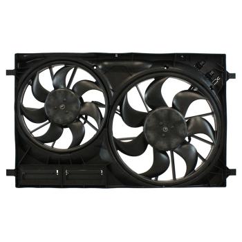 2019 Ford Transit-350 Dual Radiator and Condenser Fan Assembly Agility Auto Parts 6010386 image 2 of 2