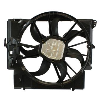 2014 BMW X1 Dual Radiator and Condenser Fan Assembly Agility Auto Parts 6010395 image 1 of 2