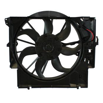 2014 BMW X1 Dual Radiator and Condenser Fan Assembly Agility Auto Parts 6010395 image 2 of 2