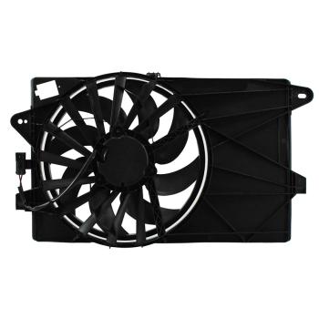 2015 Fiat 500 Dual Radiator and Condenser Fan Assembly