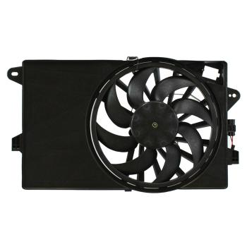 2015 Fiat 500 Dual Radiator and Condenser Fan Assembly Agility Auto Parts 6010396 image 2 of 2
