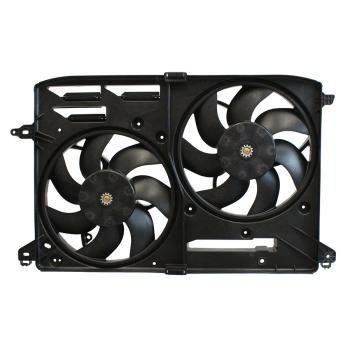2013 Ford Fusion Dual Radiator and Condenser Fan Assembly Agility Auto Parts 6010401 image 2 of 2