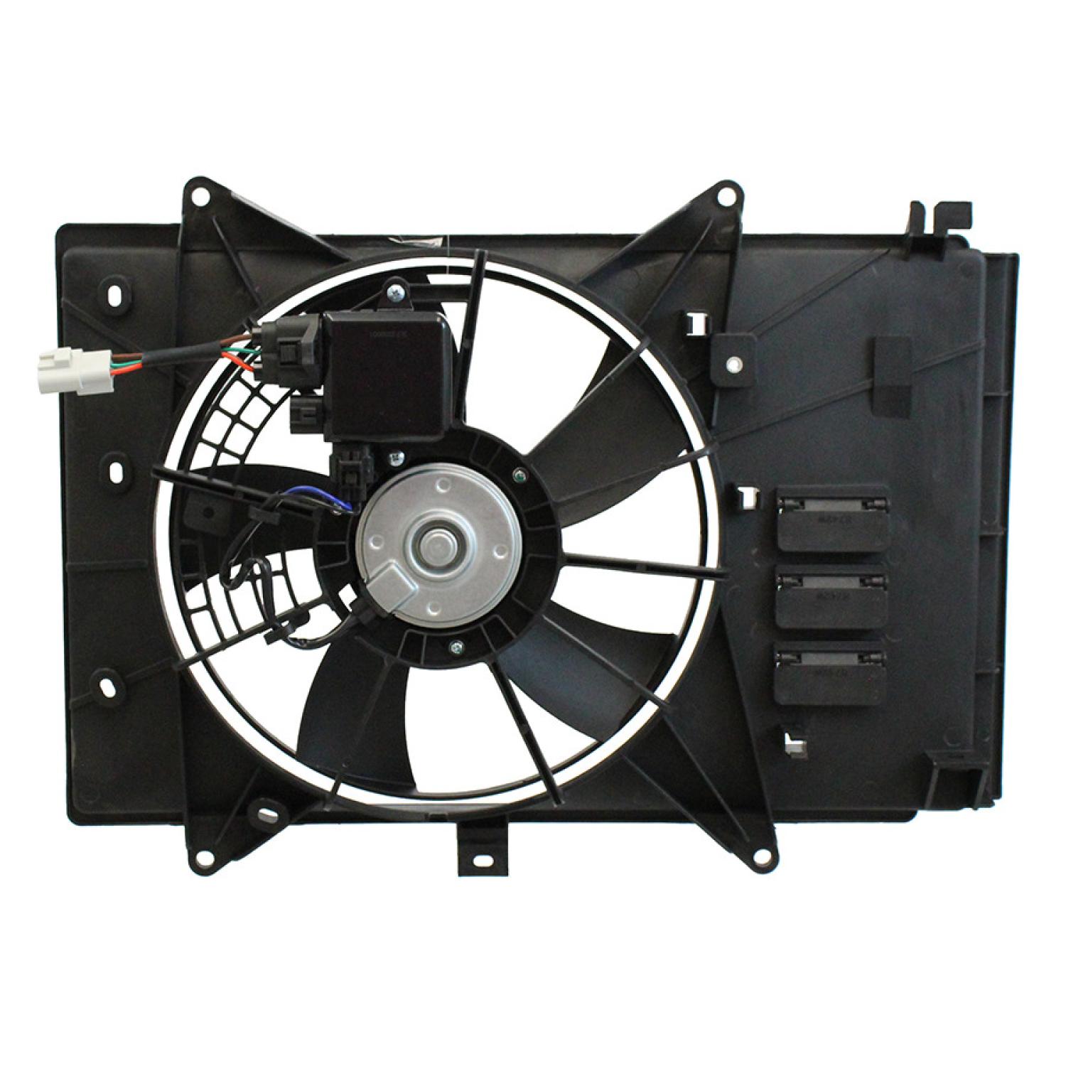 Agility Auto Parts 6010417 - Dual Radiator and Condenser Fan Assembly Agility Auto Parts 6010417 Dual Radiator and Condenser Fan Assembly product image 1 of 2