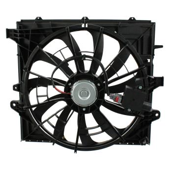 2014 Cadillac CTS Dual Radiator and Condenser Fan Assembly