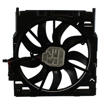 2009 BMW X5 Dual Radiator and Condenser Fan Assembly Agility Auto Parts 6010469 image 1 of 2