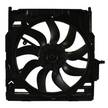 2009 BMW X5 Dual Radiator and Condenser Fan Assembly Agility Auto Parts 6010469 image 2 of 2
