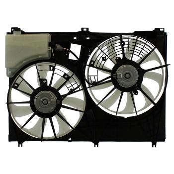 2018 Toyota Highlander Dual Radiator and Condenser Fan Assembly Agility Auto Parts 6010503 image 1 of 2