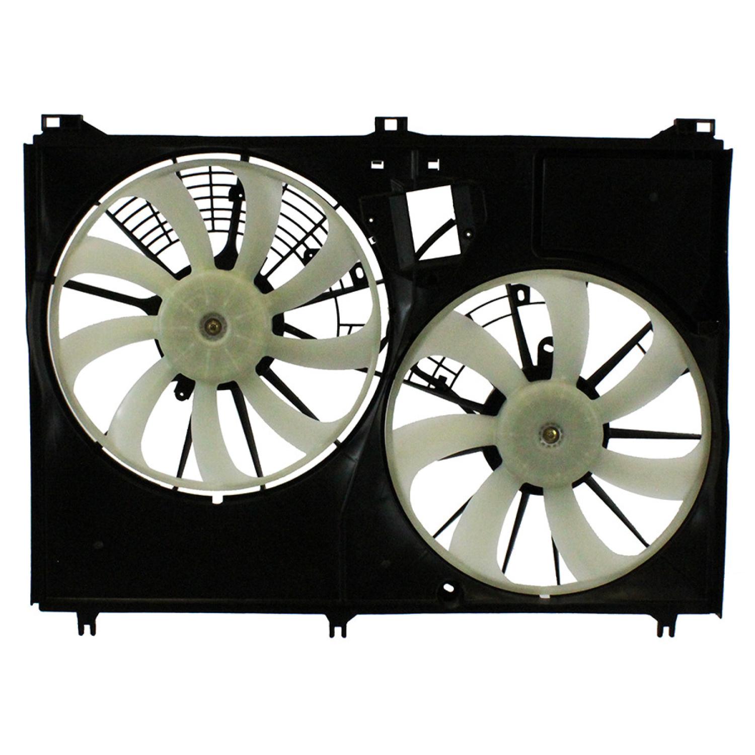Agility Auto Parts 6010503 Dual Radiator and Condenser Fan Assembly product image 2 of 2