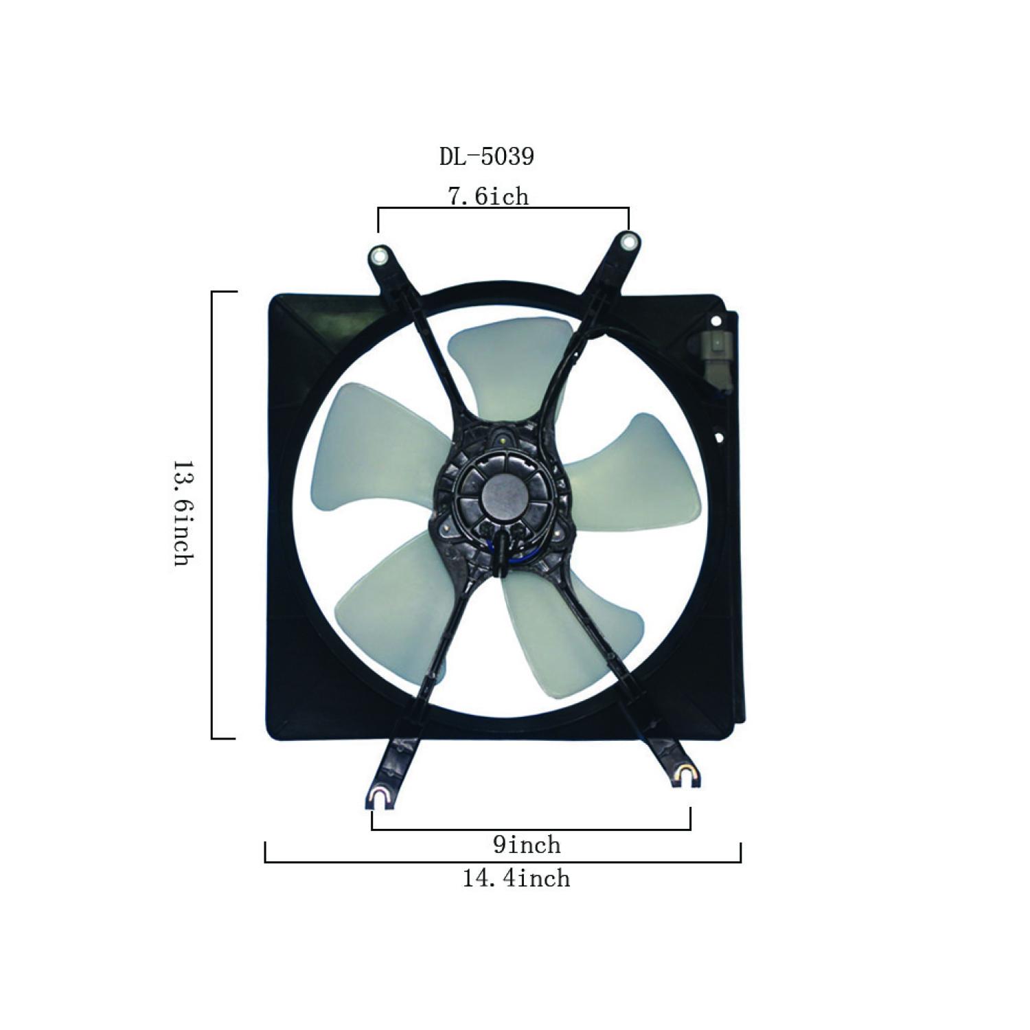 Agility Auto Parts 6011103 Engine Cooling Fan Assembly product image 1 of 2
