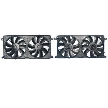 2004 Cadillac DeVille Dual Radiator and Condenser Fan Assembly Agility Auto Parts 6014101 image 2 of 2