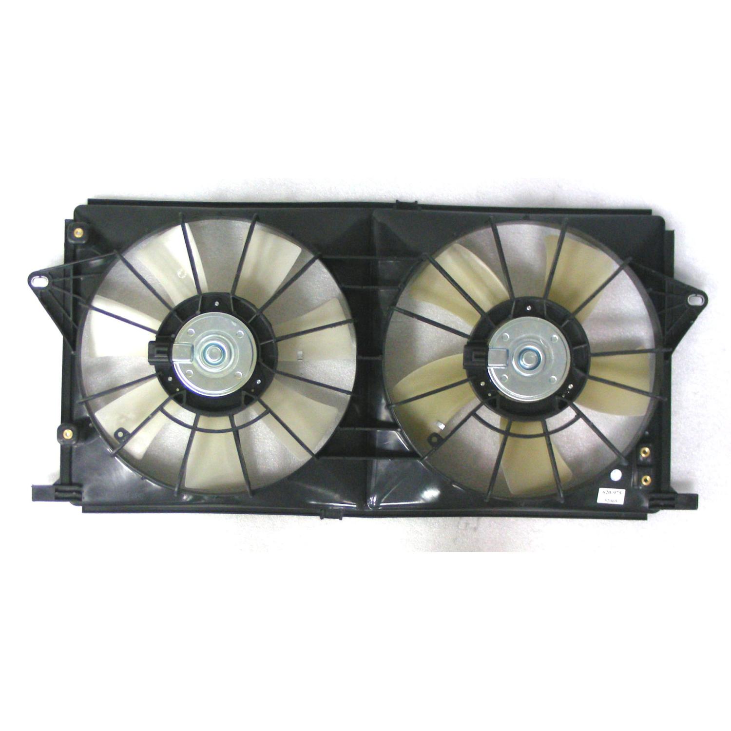 Agility Auto Parts 6014102 - Dual Radiator and Condenser Fan Assembly Agility Auto Parts 6014102 Dual Radiator and Condenser Fan Assembly product image 1 of 1