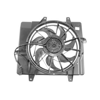 2005 Chrysler PT Cruiser Dual Radiator and Condenser Fan Assembly Agility Auto Parts 6015101 image 1 of 1