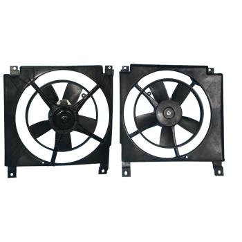1988 Chevrolet Corsica Dual Radiator and Condenser Fan Assembly Agility Auto Parts 6016106 image 1 of 1