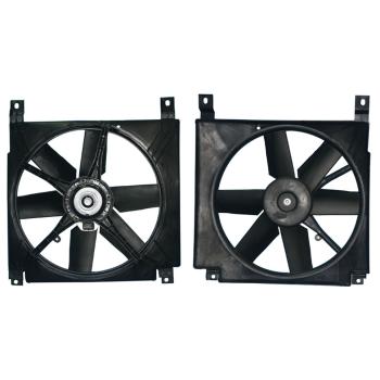 1989 Chevrolet Beretta Dual Radiator and Condenser Fan Assembly Agility Auto Parts 6016107 image 2 of 2