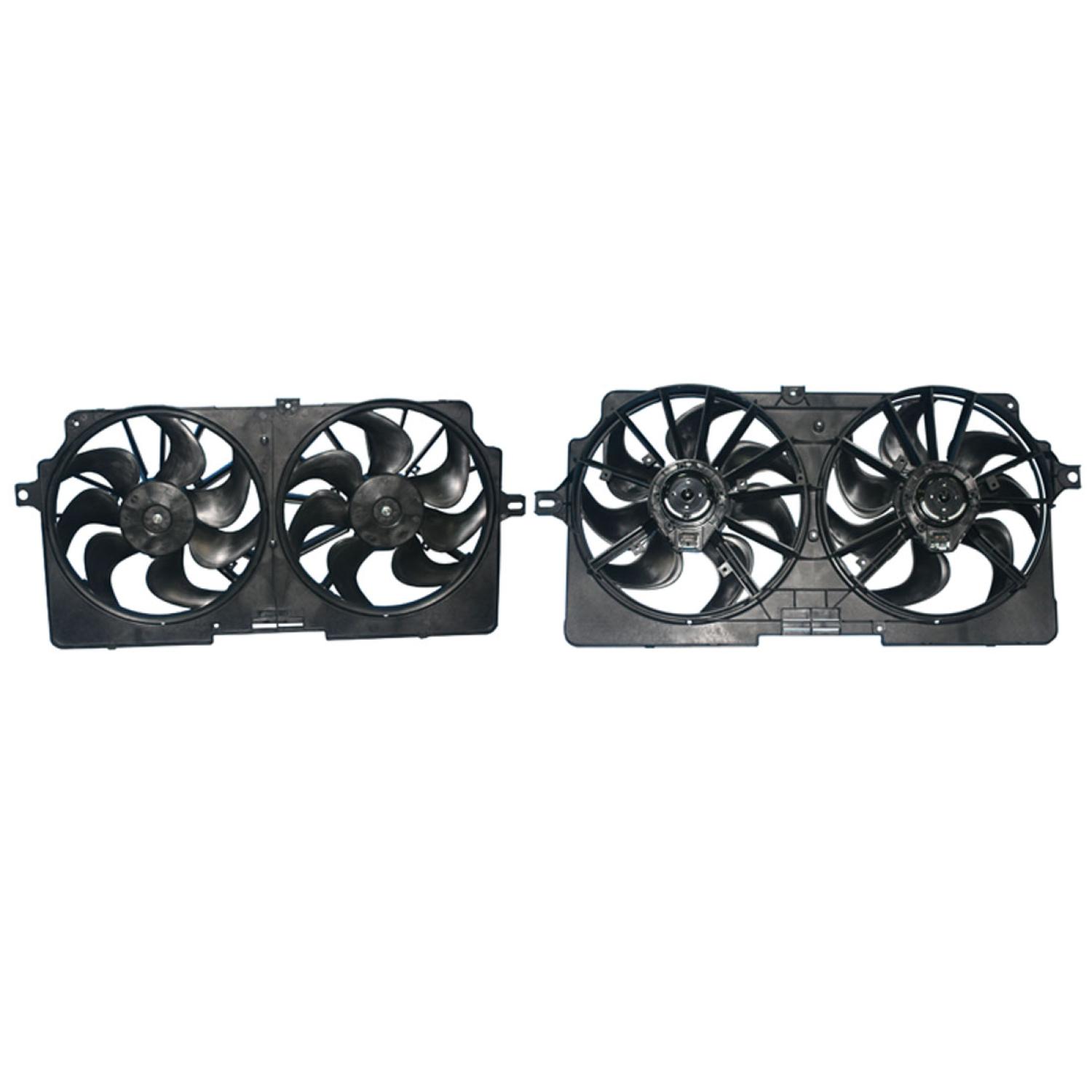 Agility Auto Parts 6016121 - Dual Radiator and Condenser Fan Assembly Agility Auto Parts 6016121 Dual Radiator and Condenser Fan Assembly product image 1 of 1