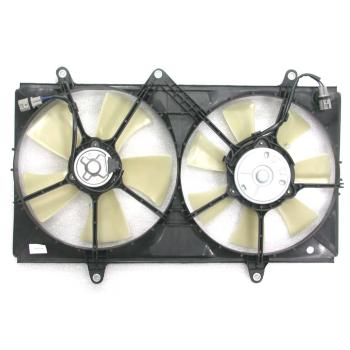2002 Chevrolet Prizm Dual Radiator and Condenser Fan Assembly Agility Auto Parts 6016154 image 1 of 1