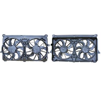 2009 Cadillac Escalade Dual Radiator and Condenser Fan Assembly