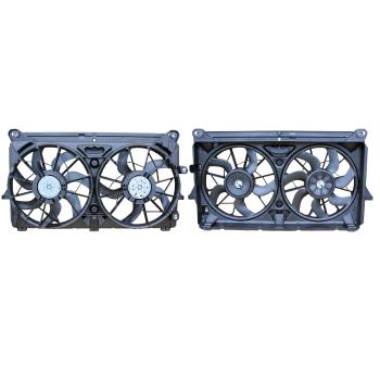 2009 Chevrolet Suburban 2500 Dual Radiator and Condenser Fan Assembly