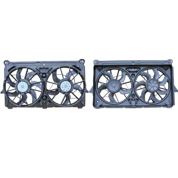 2006 Chevrolet Silverado 2500 HD Dual Radiator and Condenser Fan Assembly