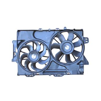 2009 Pontiac Torrent Dual Radiator and Condenser Fan Assembly Agility Auto Parts 6016158 image 2 of 2