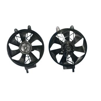 1991 Dodge Grand Caravan Dual Radiator and Condenser Fan Assembly Agility Auto Parts 6017101 image 2 of 2