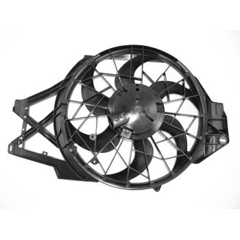 2003 Ford Mustang Dual Radiator and Condenser Fan Assembly