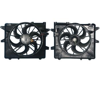 2012 Ford Mustang Dual Radiator and Condenser Fan Assembly Agility Auto Parts 6018119 image 2 of 2